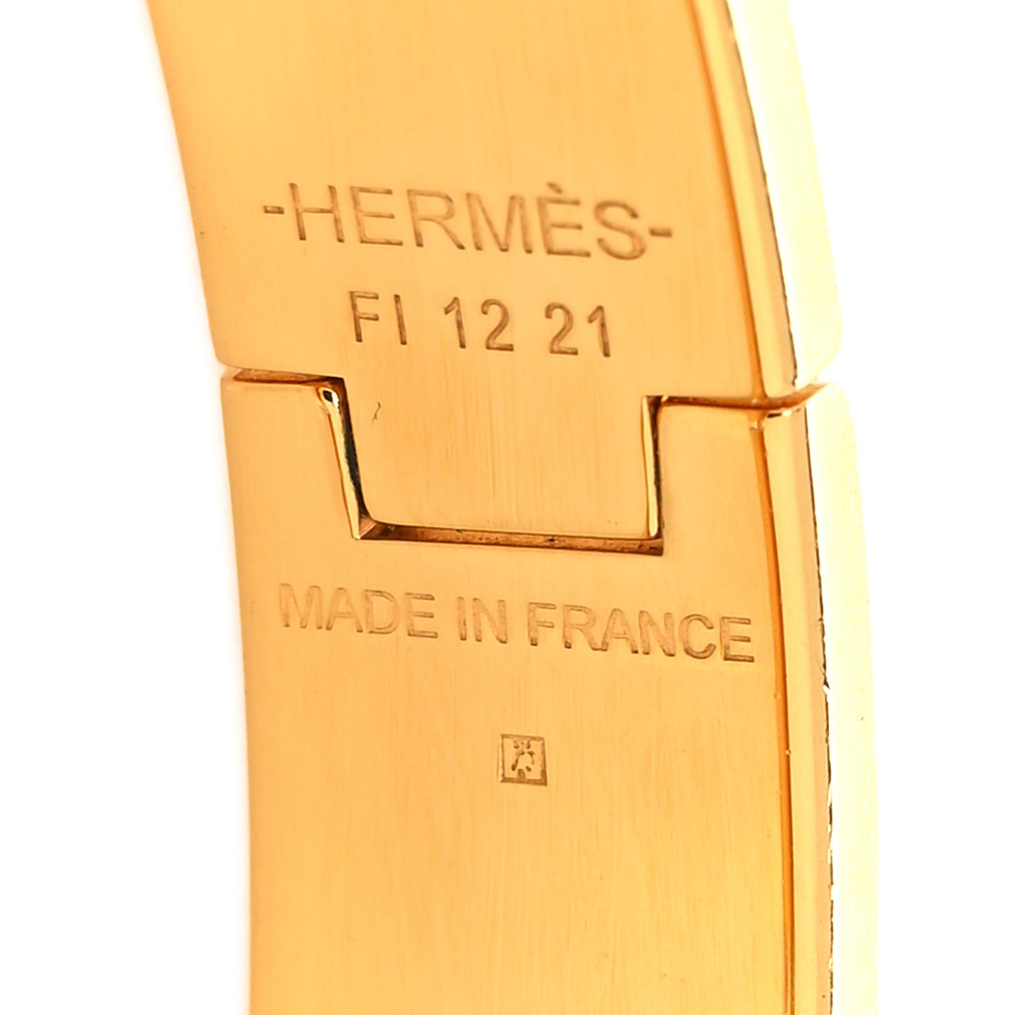 Enamel Narrow Clic Clac H Bracelet PM Orange