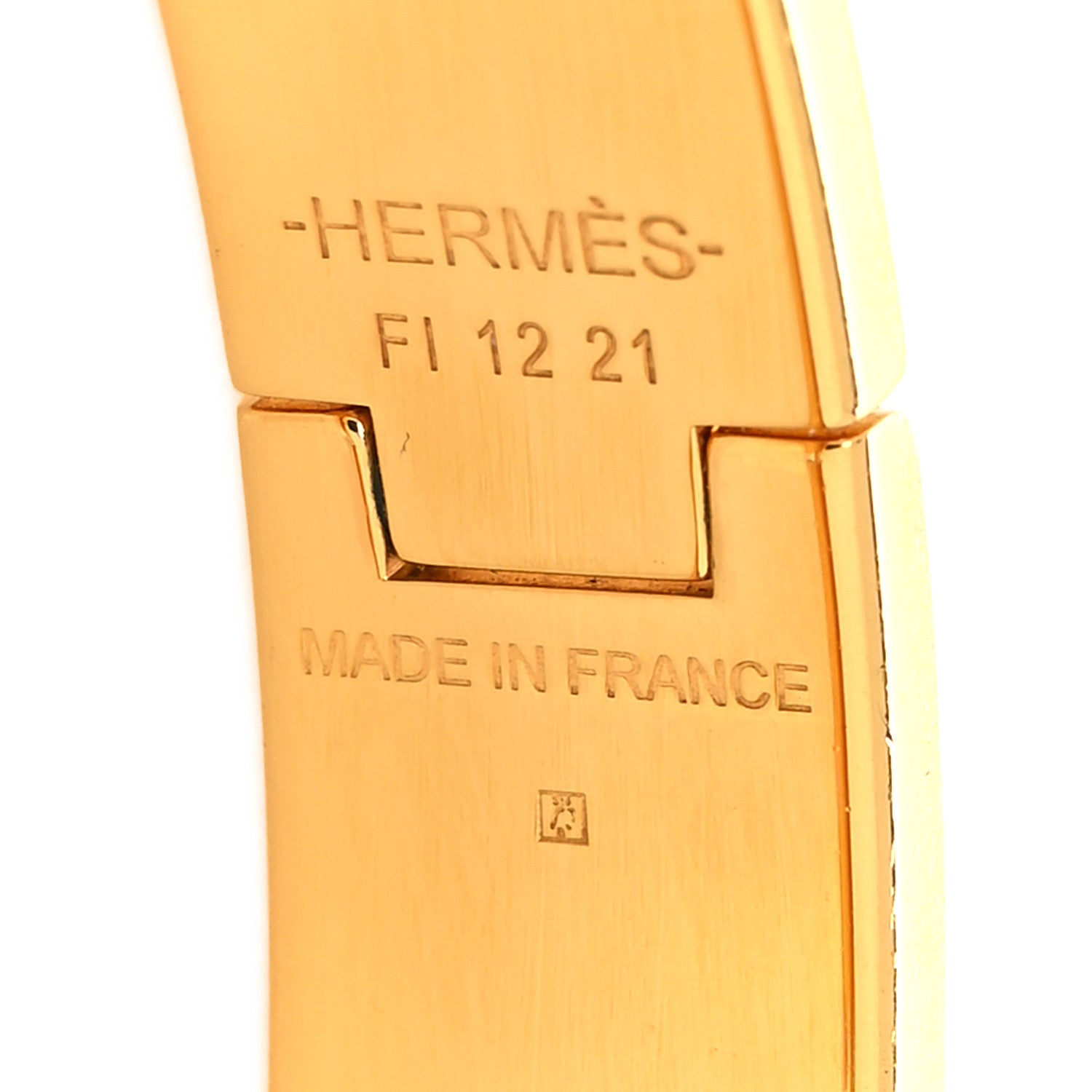 Hermes Enamel Narrow Clic Clac H Bracelet PM Orange 5 of 5