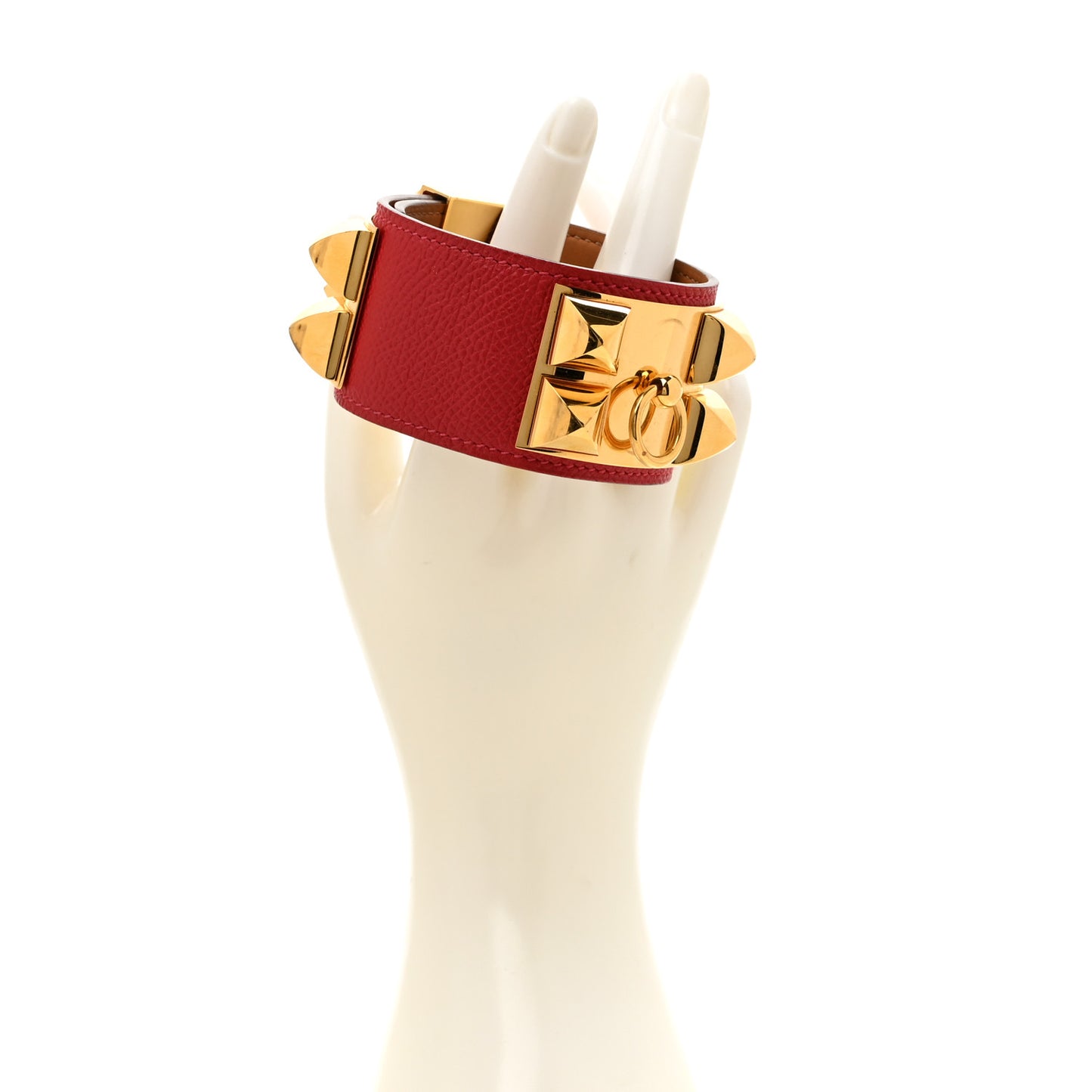 Epsom Collier de Chien CDC Bracelet L Rouge Casaque
