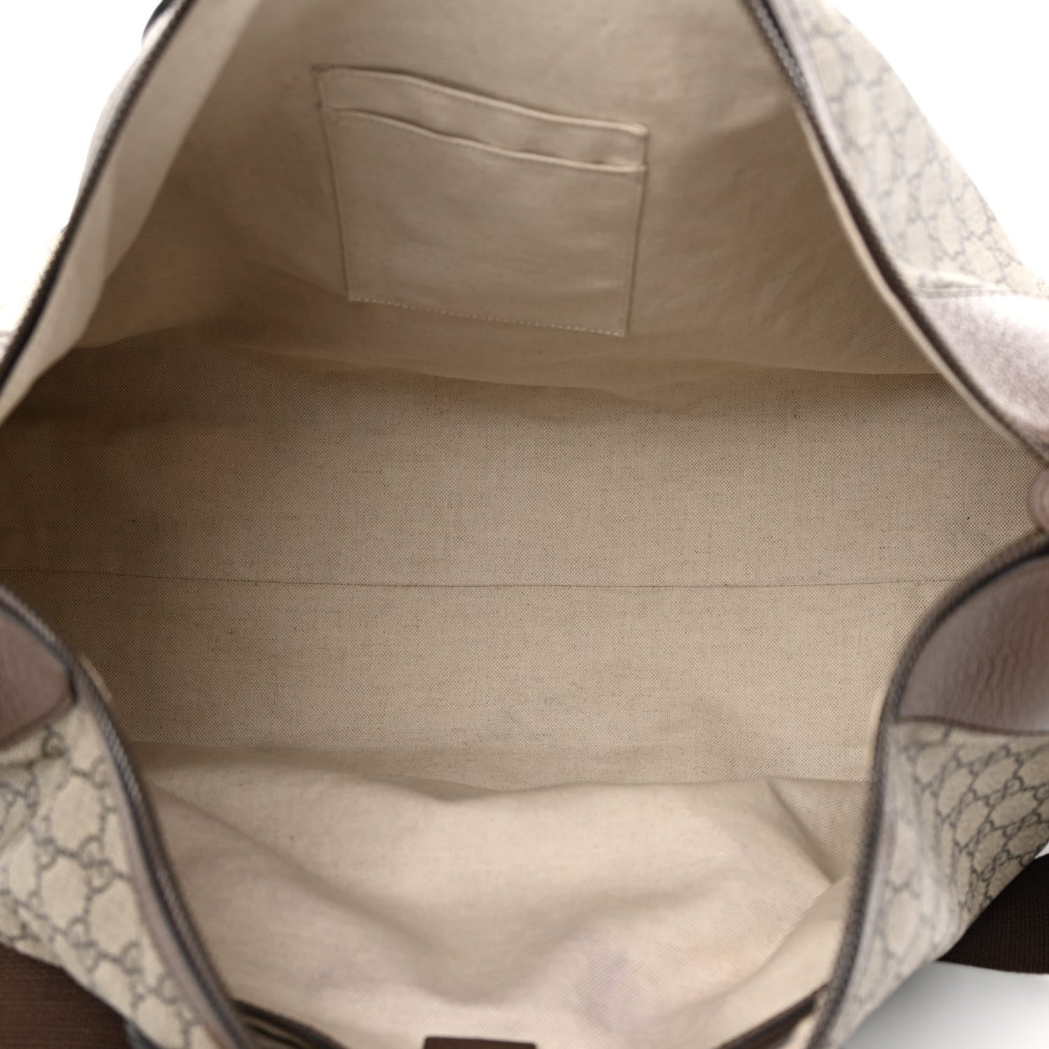 Gucci GG Supreme Monogram Web Large Ophidia Carry-On Duffle Bag Beige New Acero 5 of 18