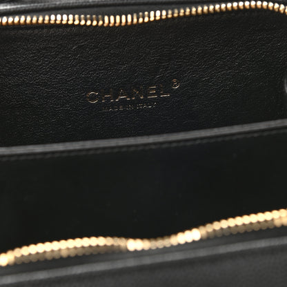 Chanel Caviar Quilted Small CC Filigree Vanity Case Black 6 of 9