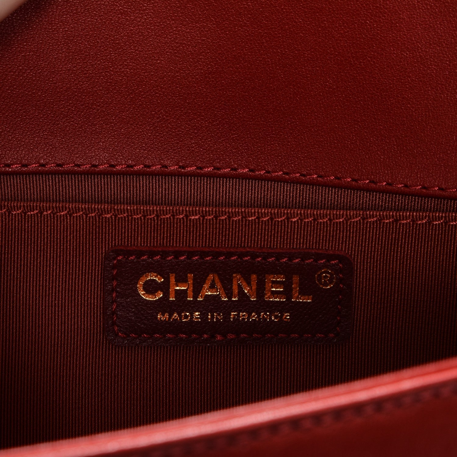 Chanel Lambskin Quilted Medium Boy Flap Red 6 of 7