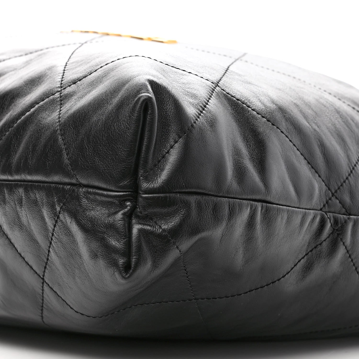Chanel Shiny Calfskin Quilted Chanel 22 Black 10 of 10