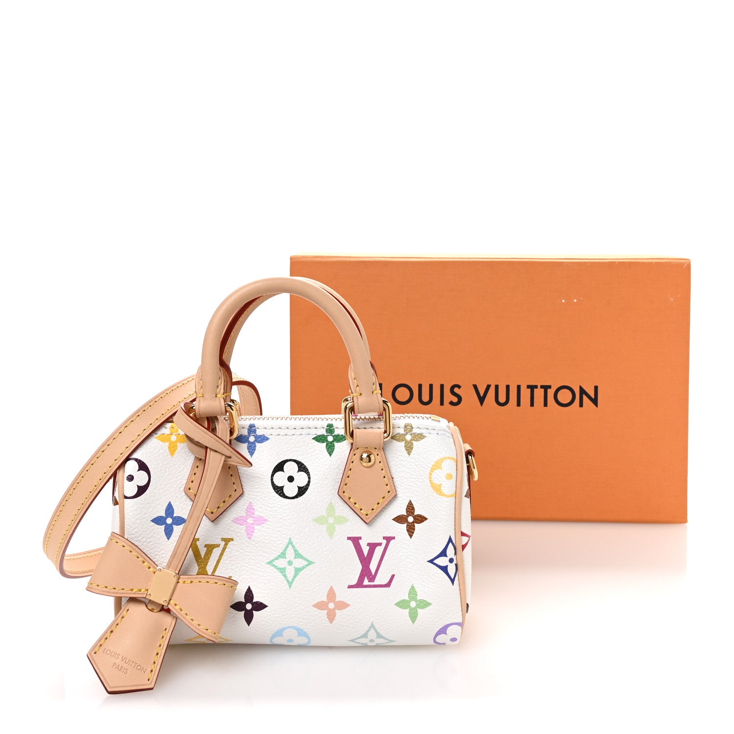 Louis Vuitton LV X TM Monogram Multicolor Nano Speedy White