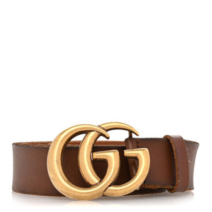 Gucci Faded Calfskin Double G 40mm Belt 85 34 Cuir 1 of 8