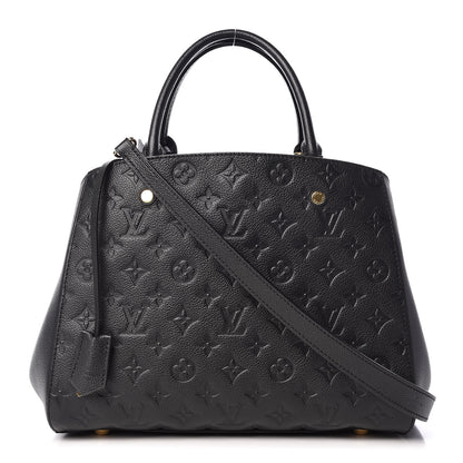 Louis Vuitton Empreinte Montaigne MM Black 1 of 10
