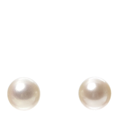 Tiffany Sterling Silver Freshwater Pearl 8-9mm Ziegfeld Earrings 1 of 5