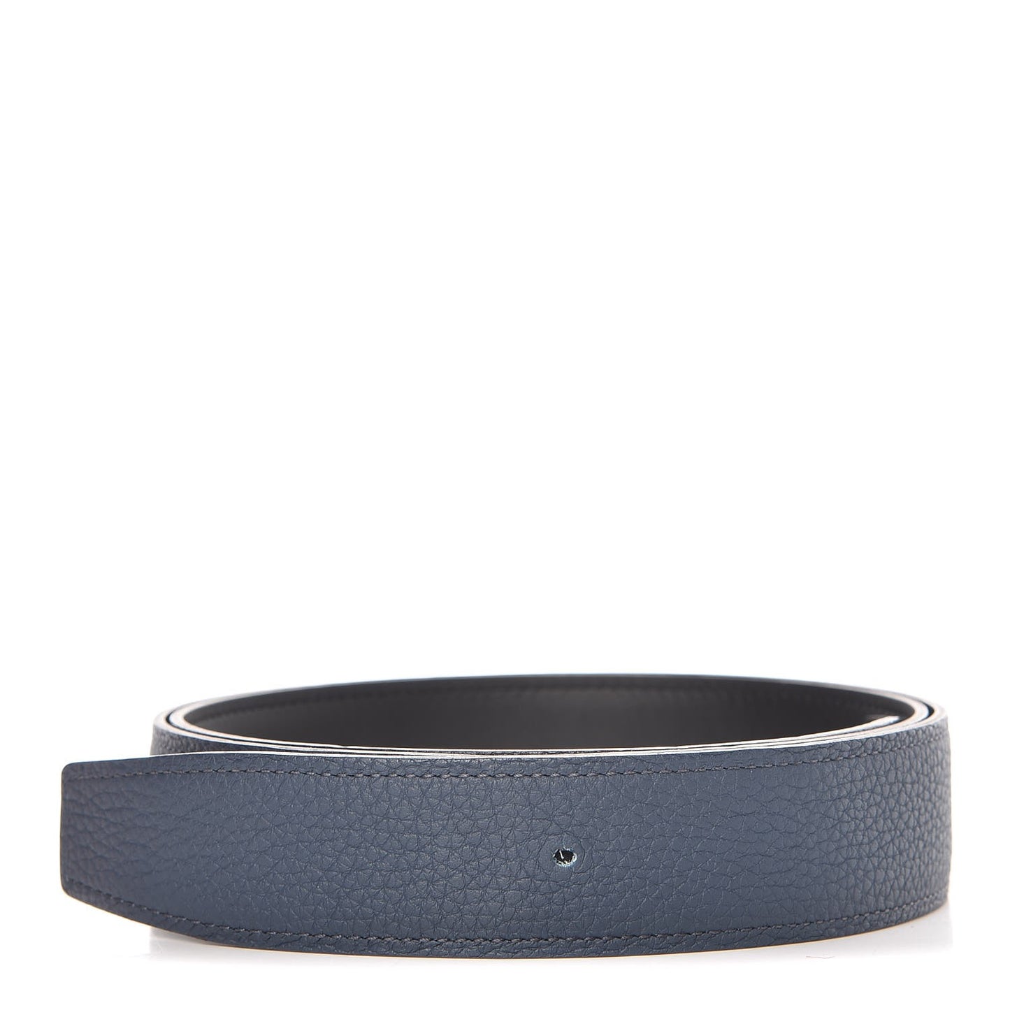 Box Togo 32mm Belt Strap 85 Black Bleu Ocean
