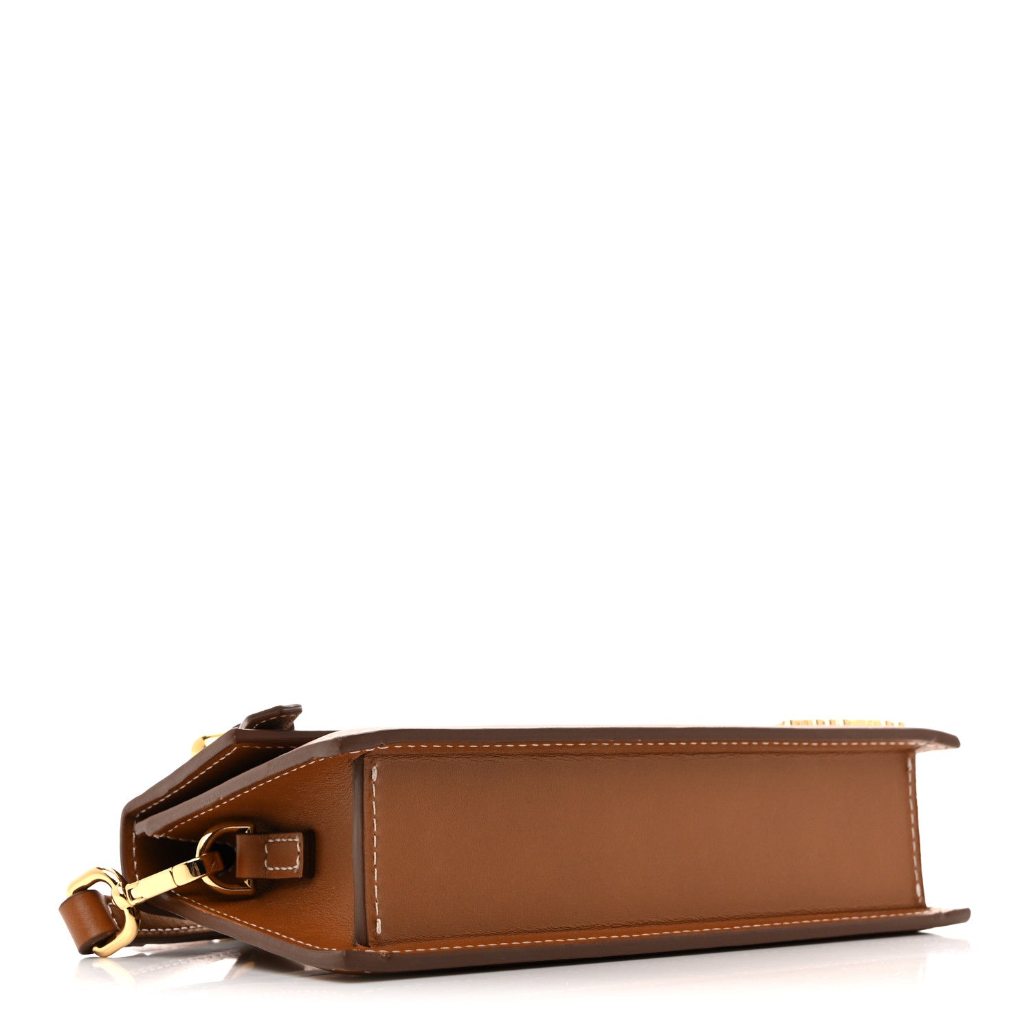 Jacquemus Smooth Calfskin Le Chiquito Boucle Long Light Brown 4 of 13