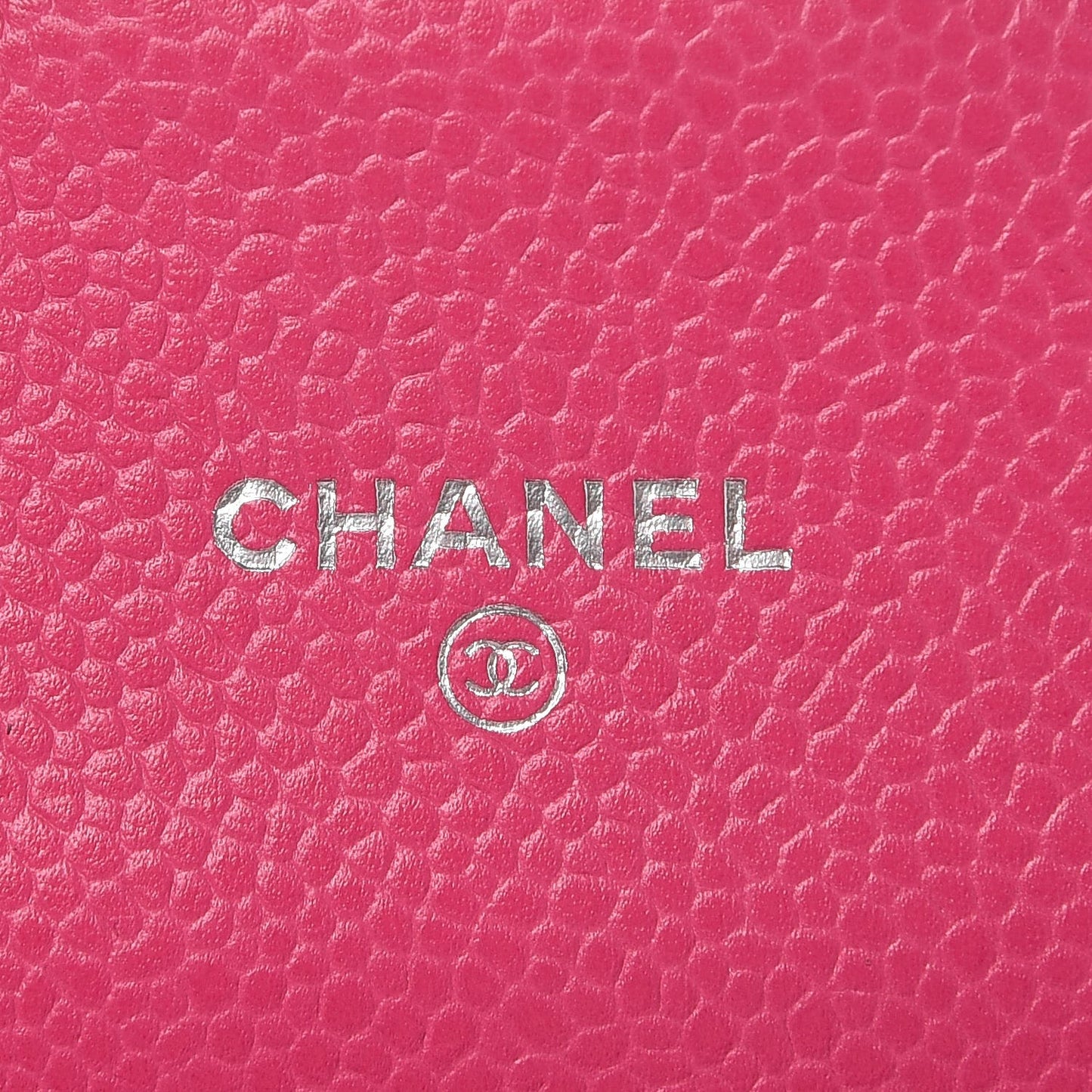 Caviar Quilted Small Flap Wallet Pink