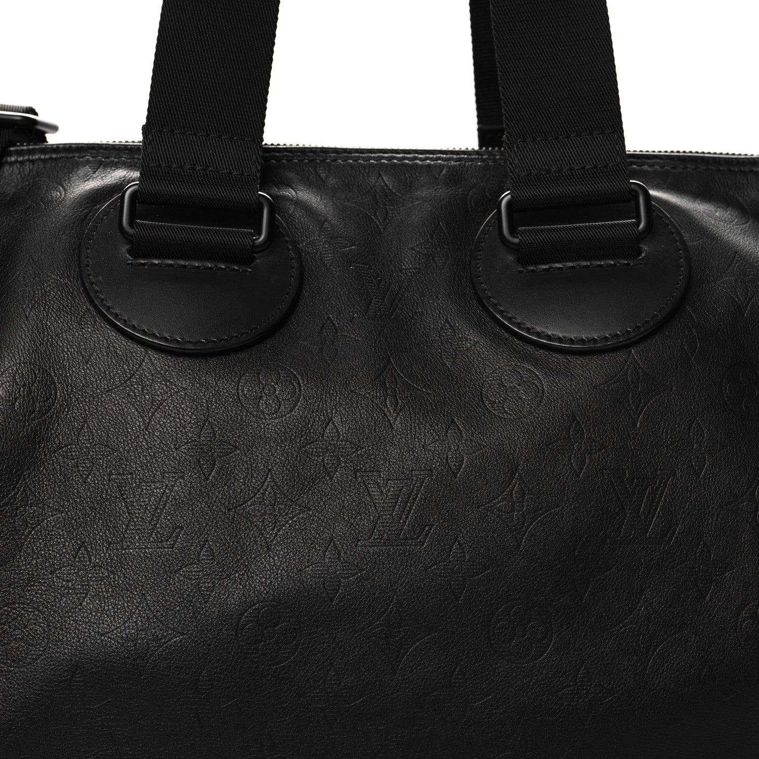 Louis Vuitton Calfskin Shadow Monogram Mens Speedy Bandouliere 40 7 of 9