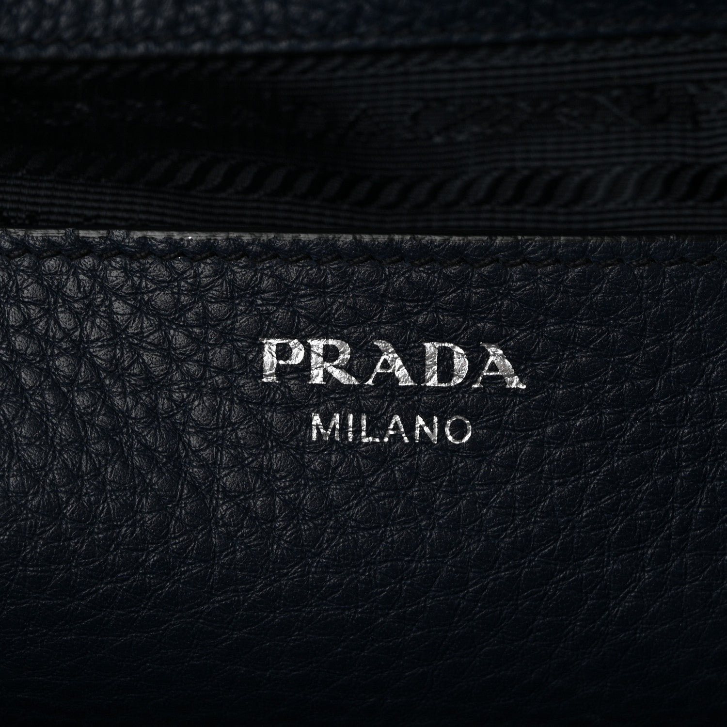 Prada Vitello Daino Shopping Tote Baltico 6 of 10