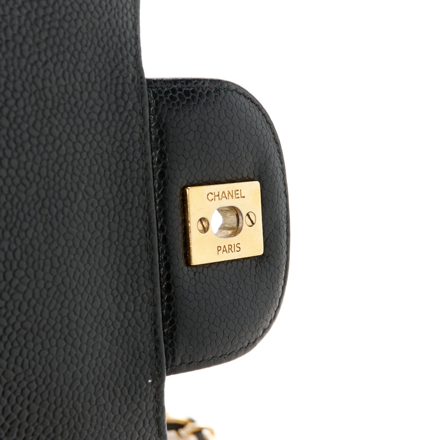 Chanel Caviar Quilted Jumbo Double Flap Black 7 of 12