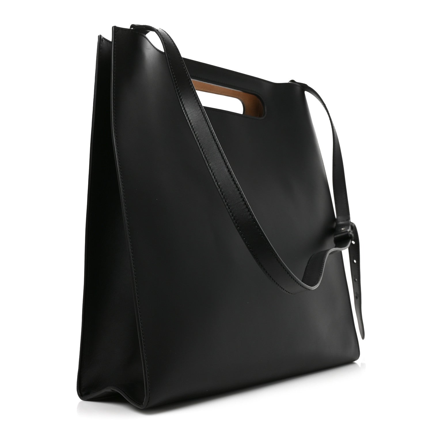Gucci Calfskin Embossed Medium XL Tote Black 2 of 8
