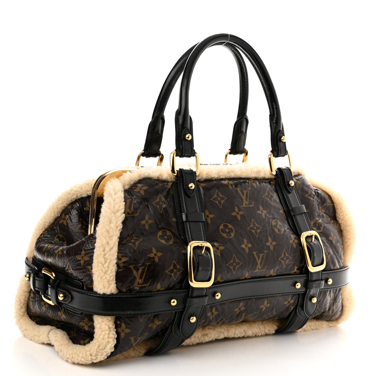 Monogram Shearling Storm Bag