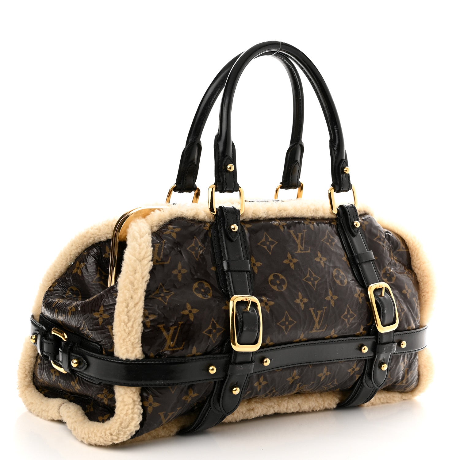 Louis Vuitton Monogram Shearling Storm Bag 3 of 12