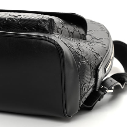 Gucci Calfskin GG Tennis Embossed Backpack Black 10 of 10