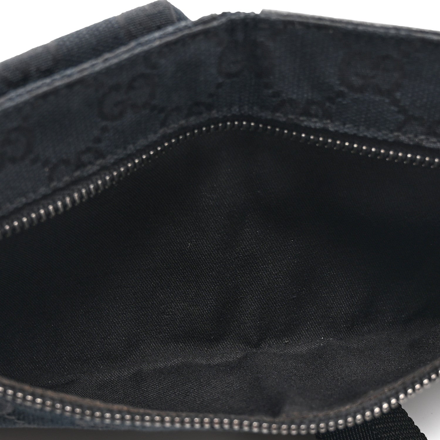 Gucci GG Monogram Double Pocket Belt Bag Black 5 of 9