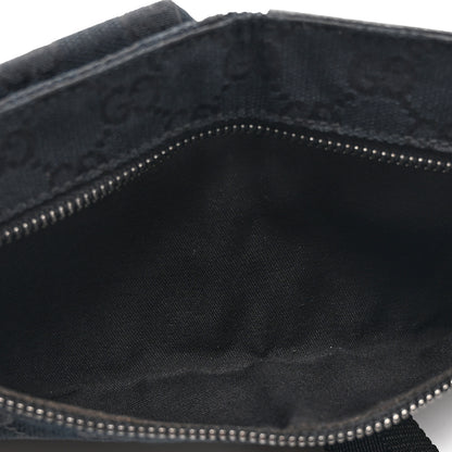 Gucci GG Monogram Double Pocket Belt Bag Black 5 of 9
