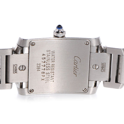 Cartier Stainless Steel 20mm Tank Francaise Quartz Watch 4 of 7