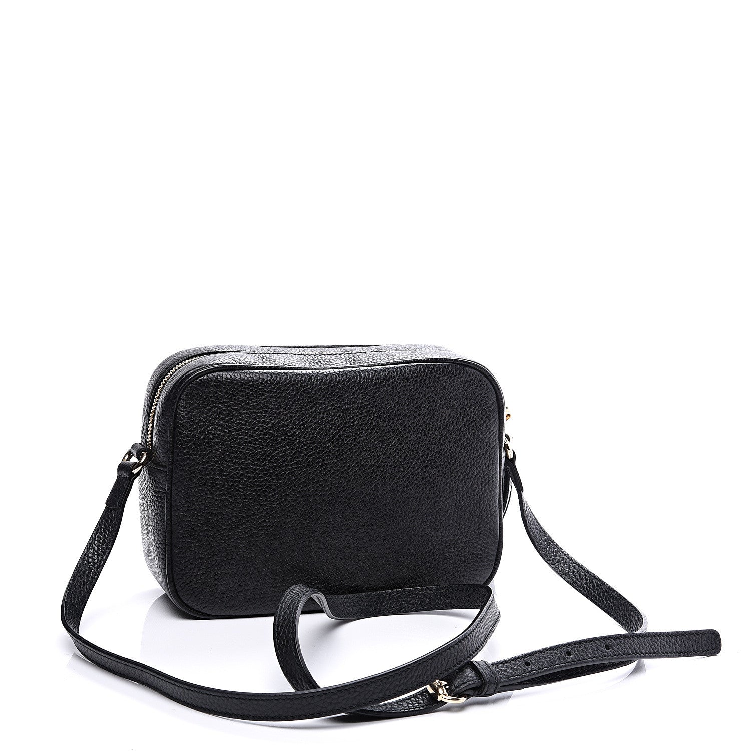 Gucci Pebbled Calfskin Small Soho Disco Bag Black 2 of 11