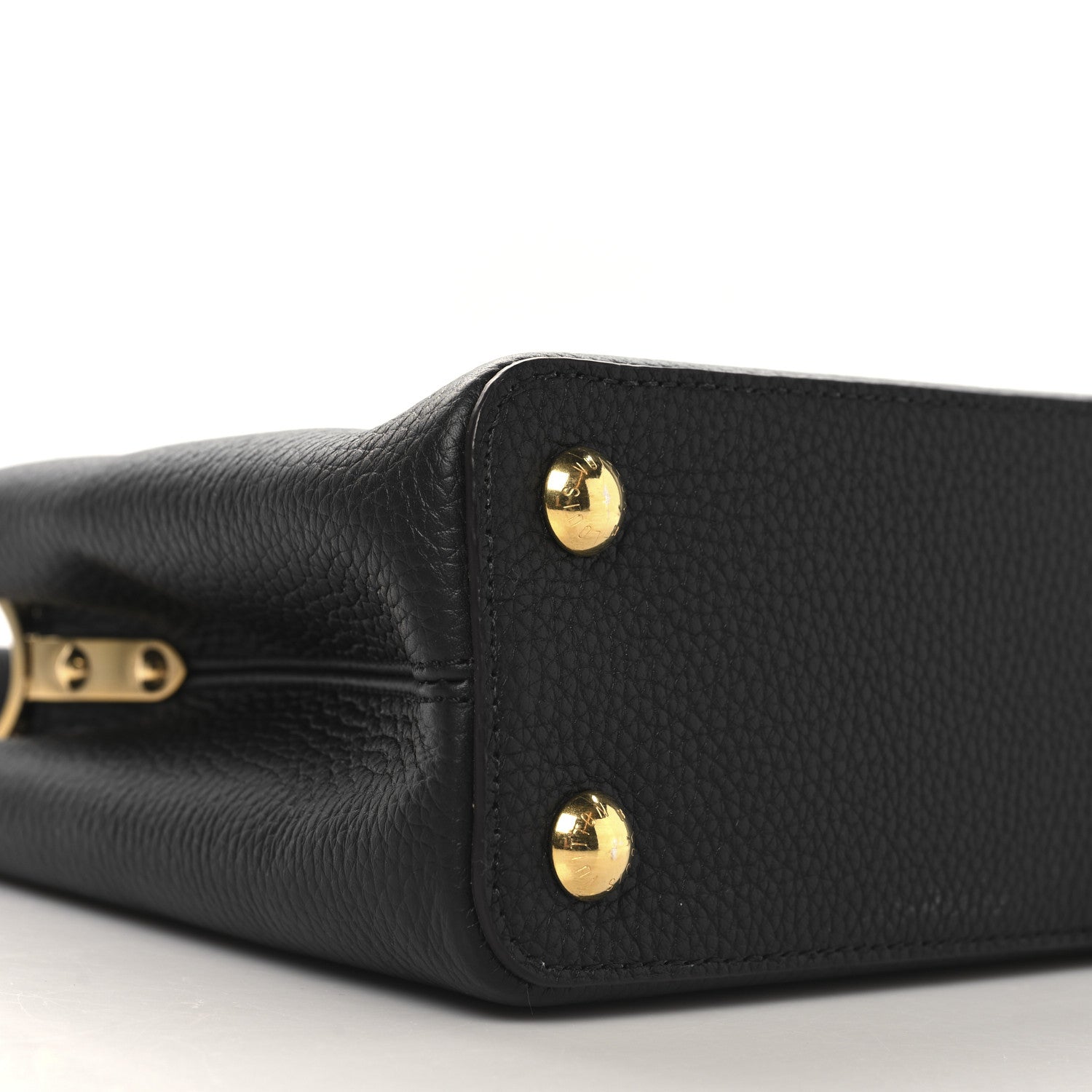 Louis Vuitton Taurillon Capucines BB Black Fuchsia 8 of 9