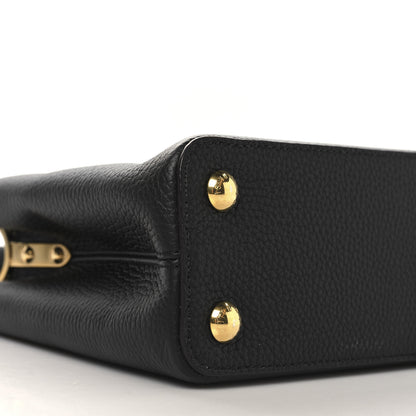 Louis Vuitton Taurillon Capucines BB Black Fuchsia 8 of 9