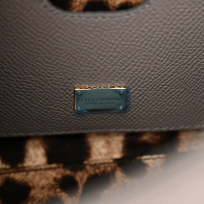 Dolce & Gabbana Dauphine Small Miss Sicily Satchel Grey 7 of 14