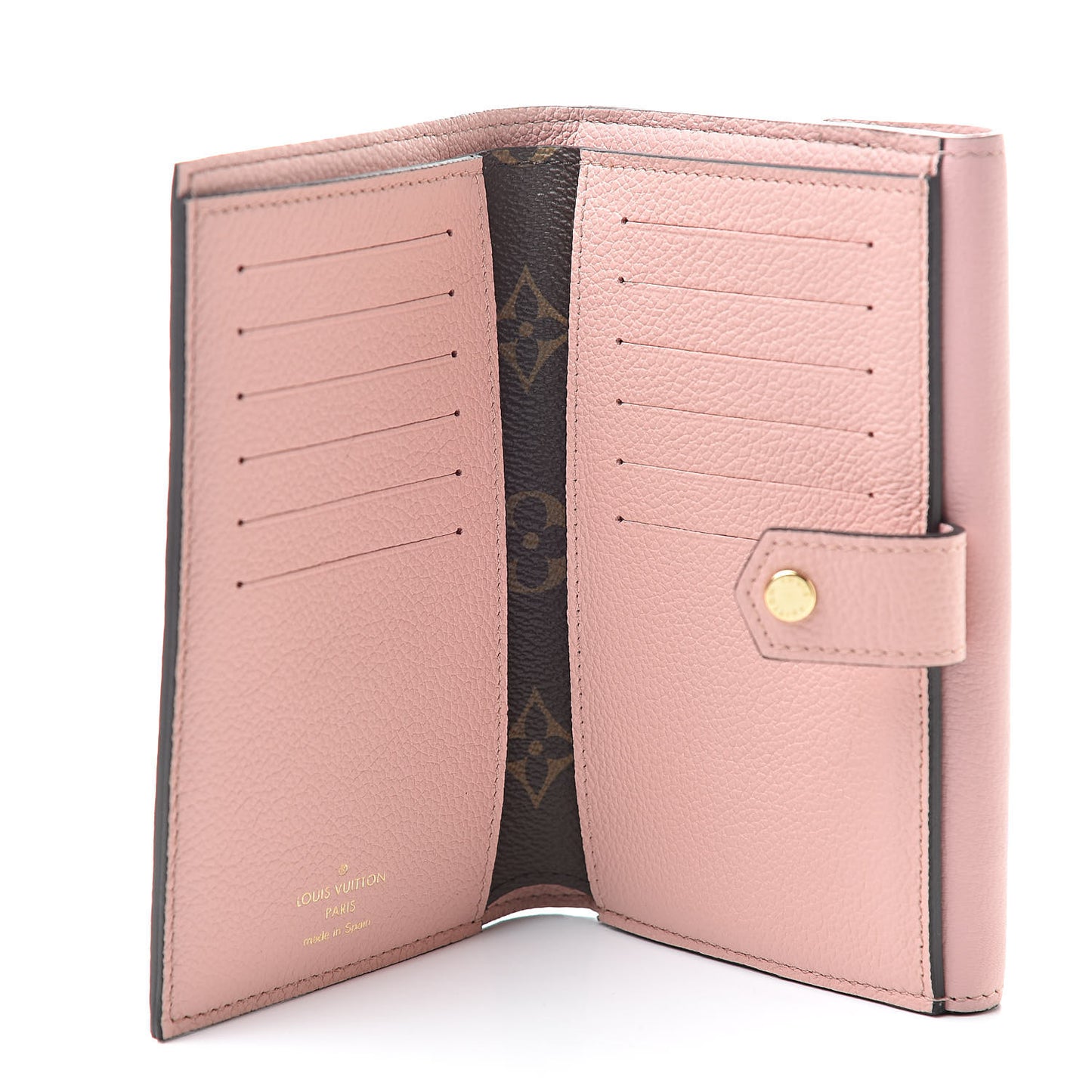 Monogram Pallas Compact Wallet Rose Poudre