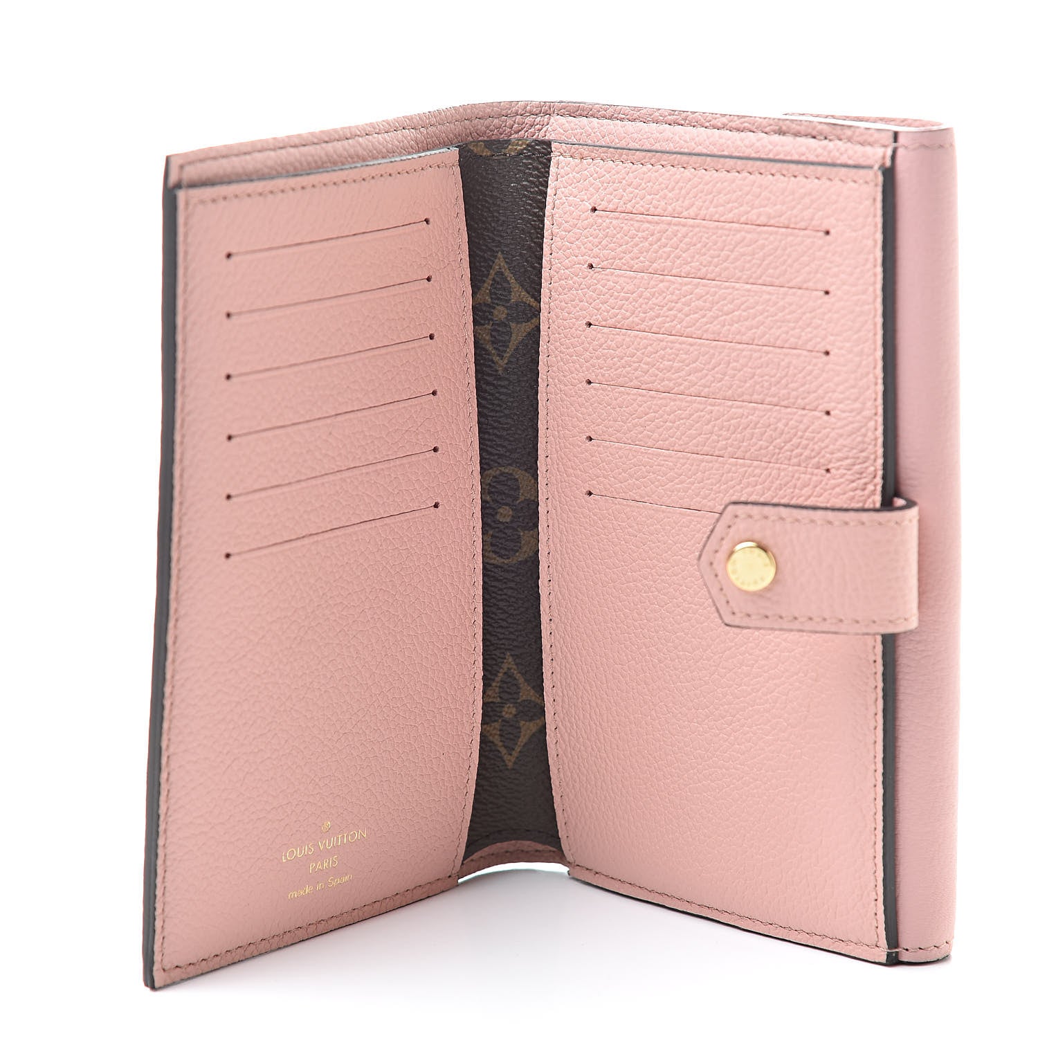 Louis Vuitton Monogram Pallas Compact Wallet Rose Poudre 6 of 7