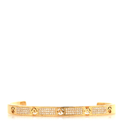 Fendi Metal Crystal F is Fendi Bracelet S Gold 1 of 5