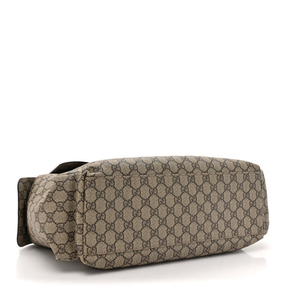 Gucci GG Plus Monogram Messenger Diaper Bag Dark Brown 5 of 20