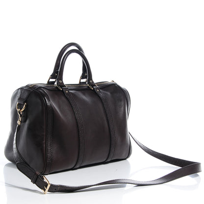 Gucci Calfskin Microguccissima Trim Medium Boston Brown 3 of 8