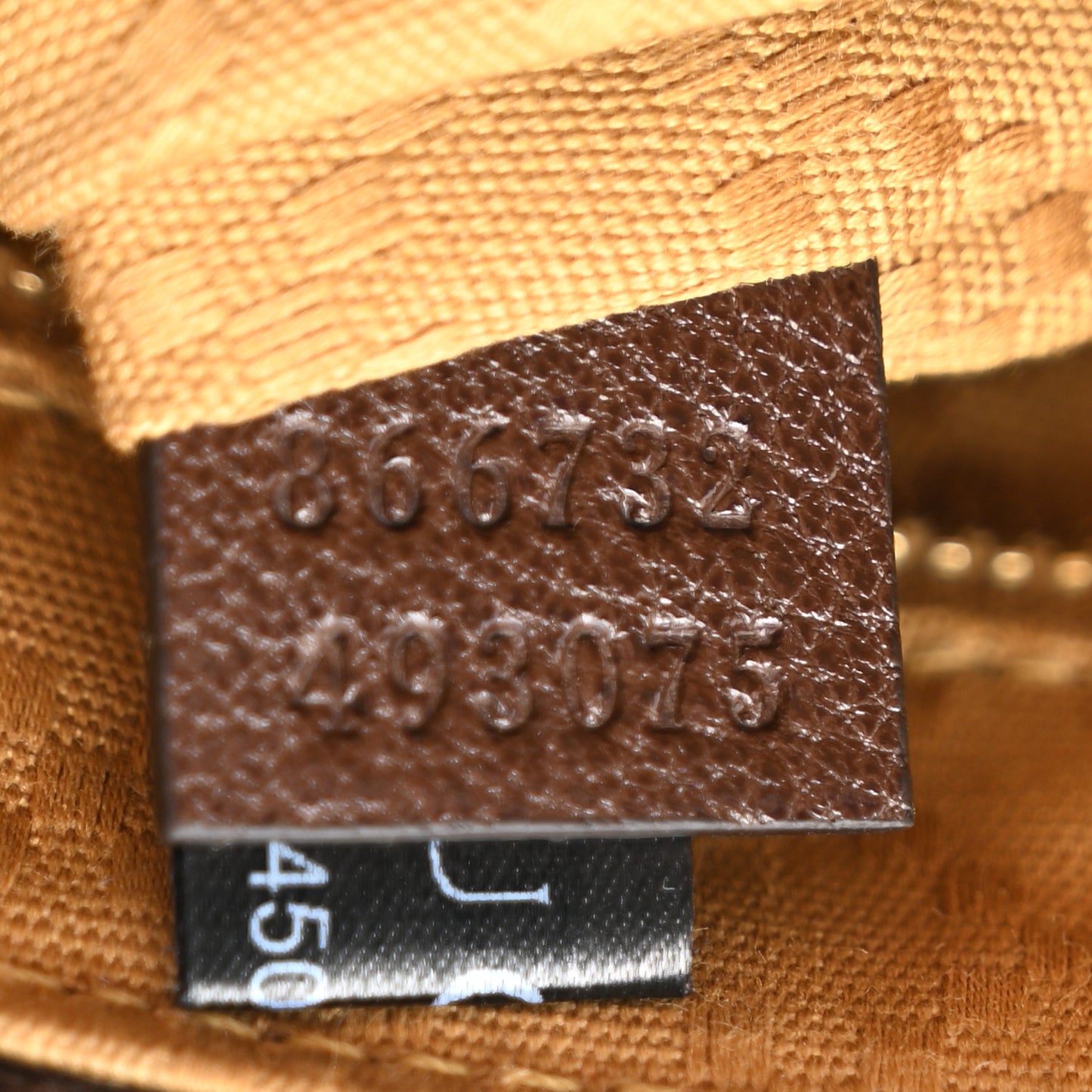 GG Monogram Web Medium Borsetto Boston Sand Brown