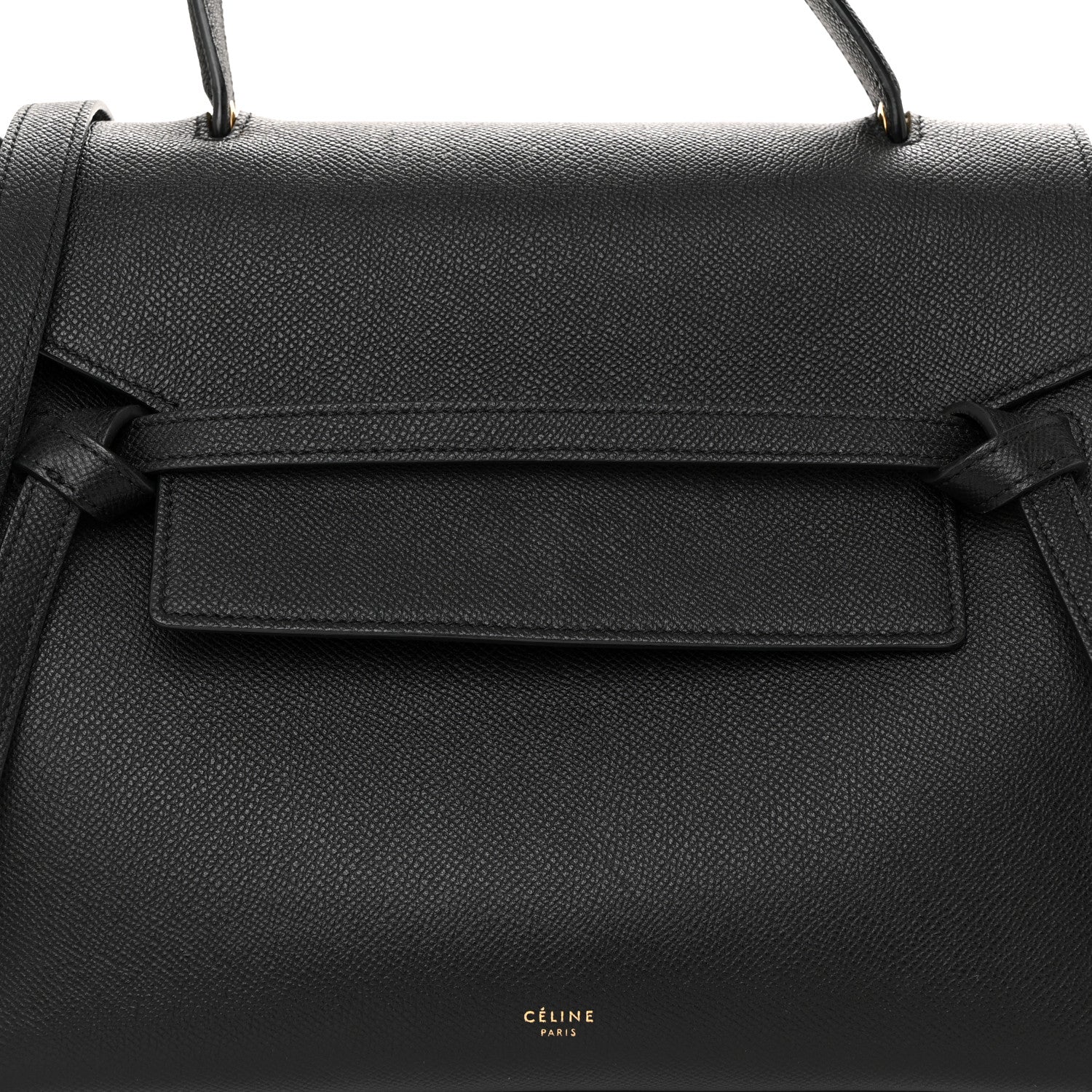 Celine Grained Calfskin Mini Belt Bag Black 8 of 10