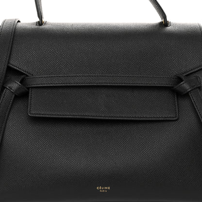 Celine Grained Calfskin Mini Belt Bag Black 8 of 10