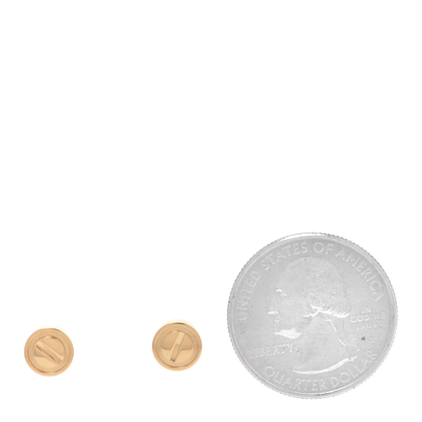 18K Yellow Gold LOVE Earrings