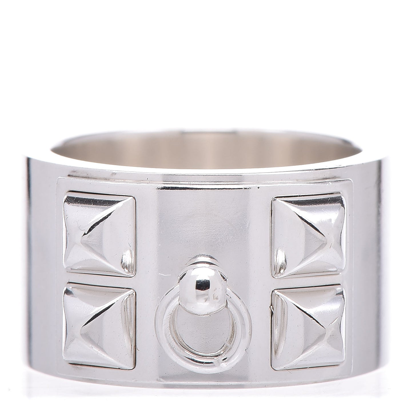 Sterling Silver Collier De Chien CDC Ring 54 6.75