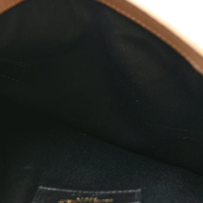 Saint Laurent Grain De Poudre Uptown Pouch Dark Beige 5 of 9
