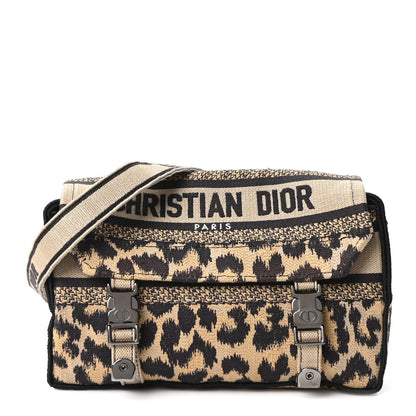 Christian Dior Canvas Mizza Embroidered Small Diorcamp Messenger Beige 1 of 10
