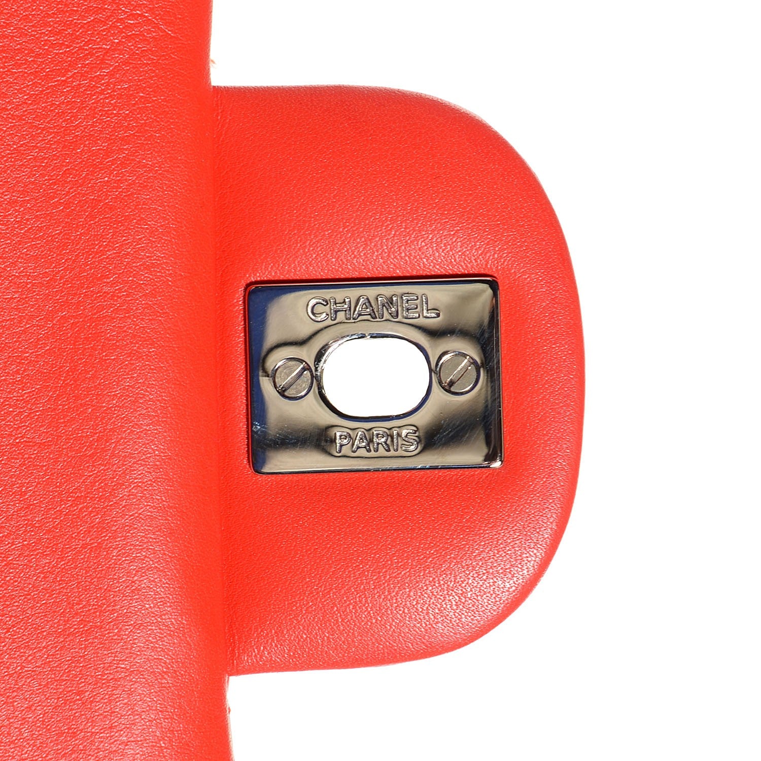 Chanel Patent Calfskin Quilted Medium Double Flap Red 7 of 8