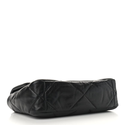 Chanel Goatskin Quilted Medium Chanel 19 Flap Black 4 of 9