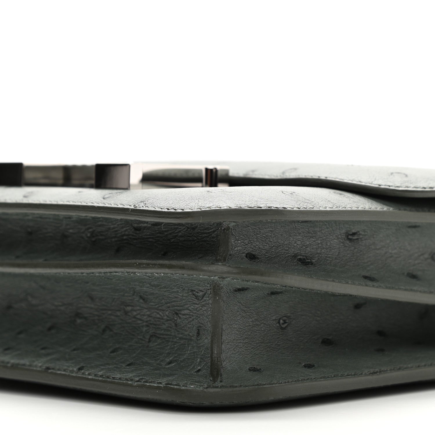Hermes Ostrich Constance 18 Graphite 10 of 11