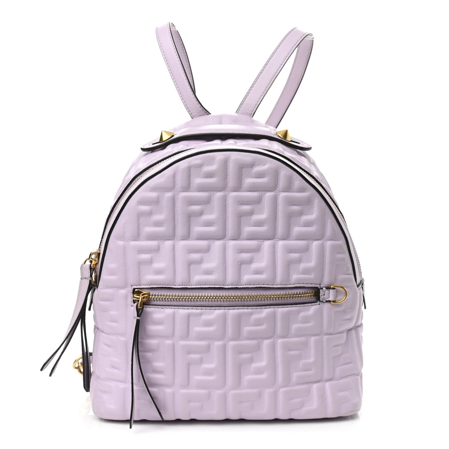Fendi Nappa FF 1974 Embossed Mini Backpack Anemone 2 of 13