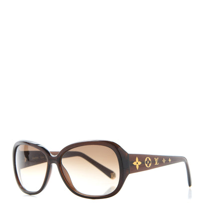 Louis Vuitton Acetate Obsession GM Sunglasses Z0459W Brown Glitter 1 of 8