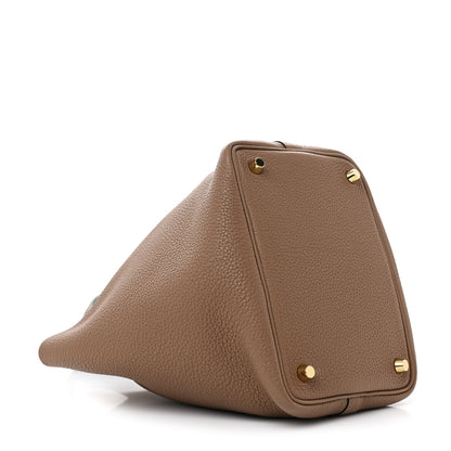 Hermes Taurillon Maurice Picotin Lock 18 PM Beige De Weimar 4 of 11