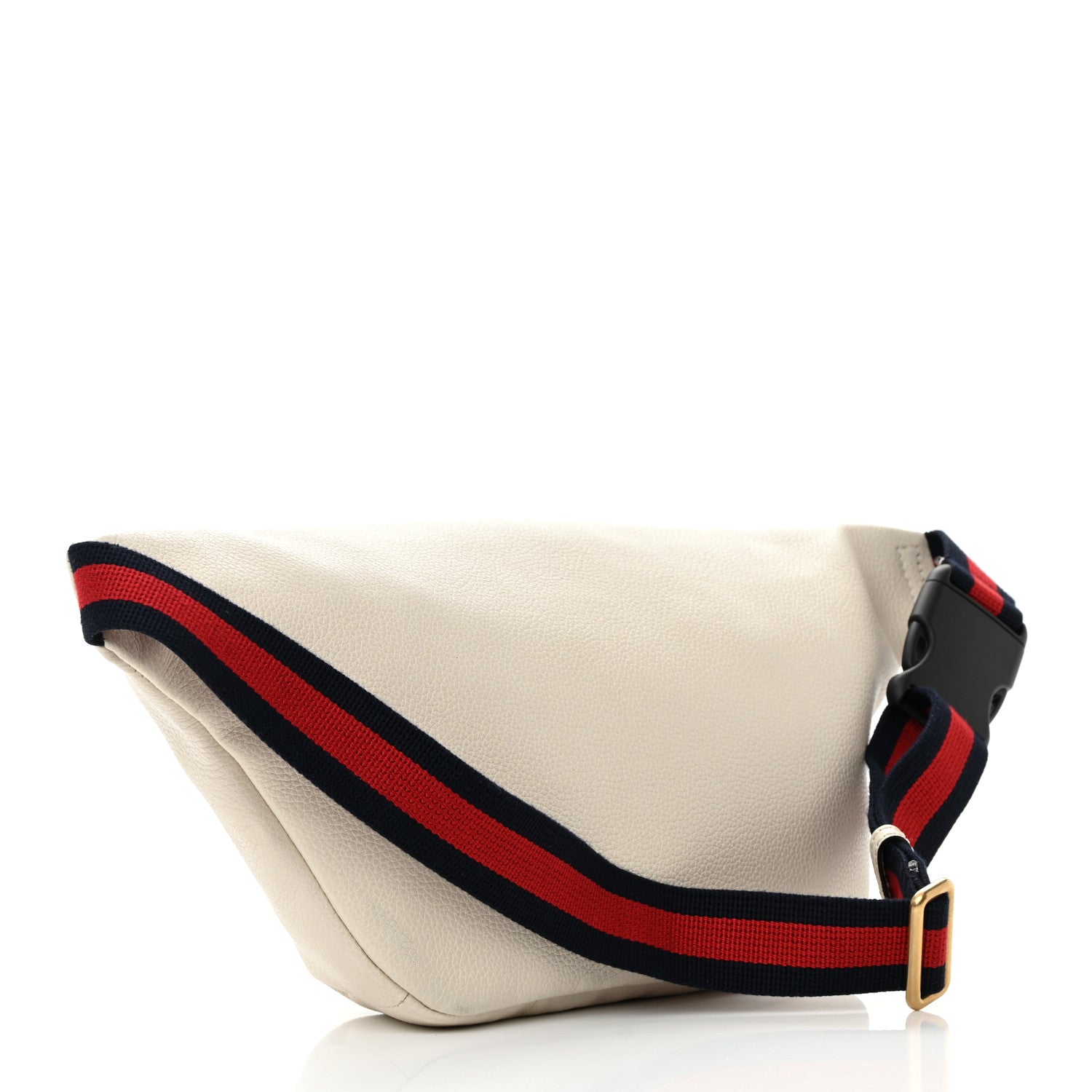 Gucci Grained Calfskin Logo Belt Bag White 3 of 12