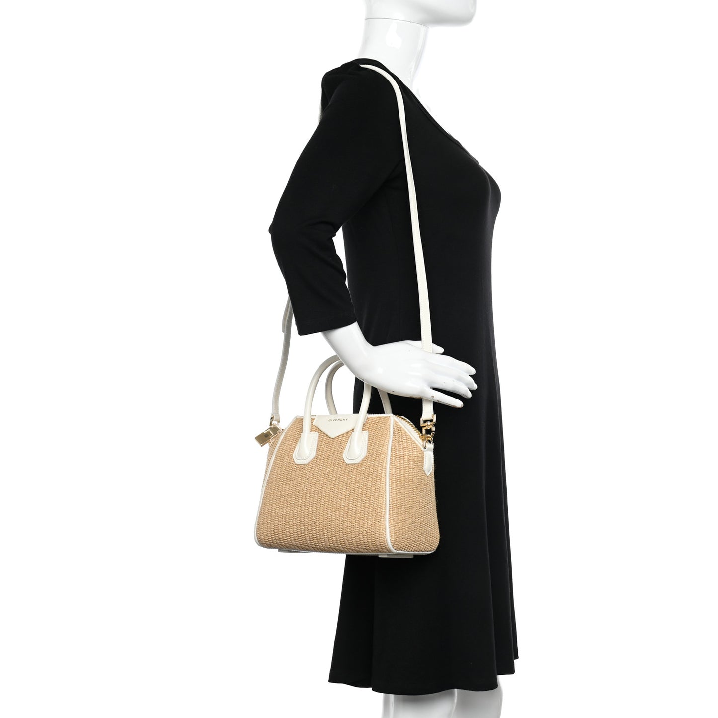Raffia Mini Antigona Natural