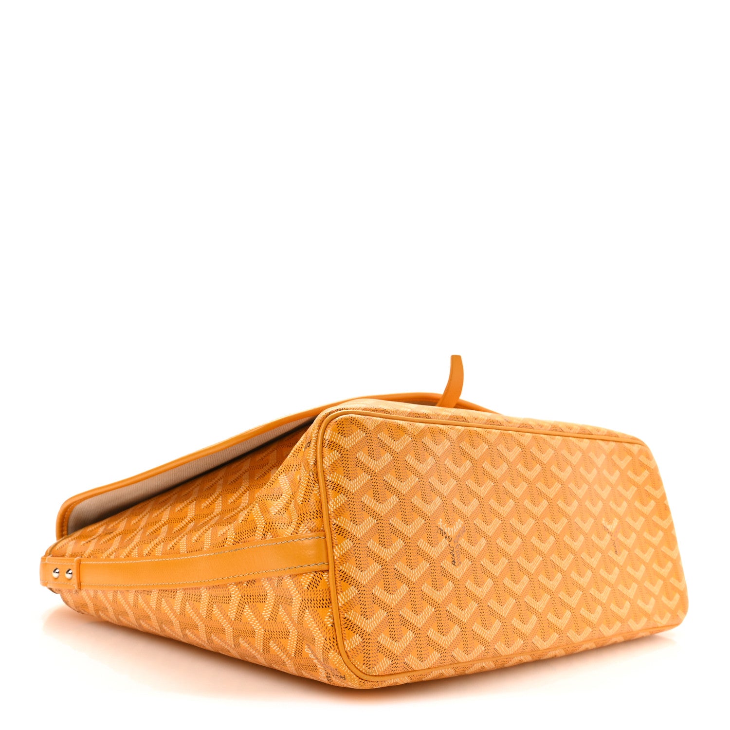 Goyard Goyardine Capetien Messenger Bag Yellow 4 of 10