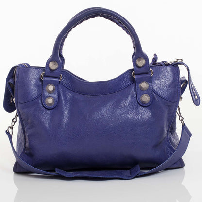 Balenciaga Agneau Giant 21 Silver Hardware City Bleu Lavande 4 of 9
